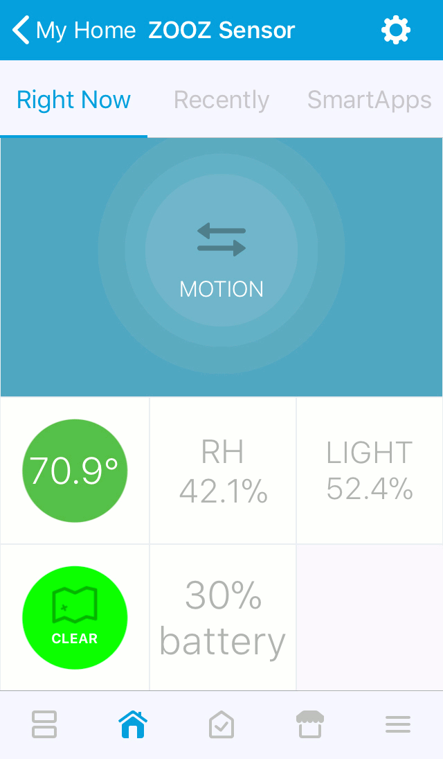 SmartThings screenshot